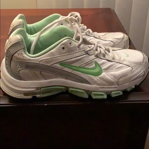 Nike’s Lime green/ white/silver
